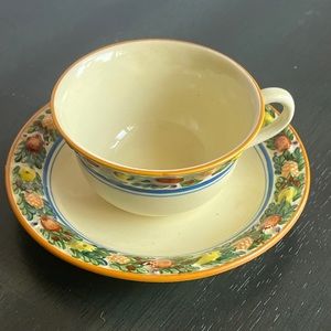VTG Adams English Titianware Teacup and Saucer 1649. Price Per Set. 6 Sets Avail